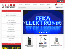 Tablet Screenshot of fekamuhendislik.com